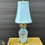 Waterford Signed Waterford Crystal Table Lamp With Silk Shade For Sale - Image 4 of 12