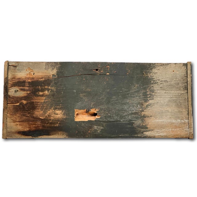 Authentic Old Aged & Weathered Hand Painted Wood Sign From Flattop Trail Rocky Mountian National Park Colorado For Sale - Image 18 of 18