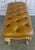 French Louis XV Style Tufted Bench - Caramel Leather For Sale - Image 12 of 14