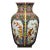 Vintage Chinese Famille Rose Porcelain Vase With Bird and Floral Medallion Motifs For Sale
