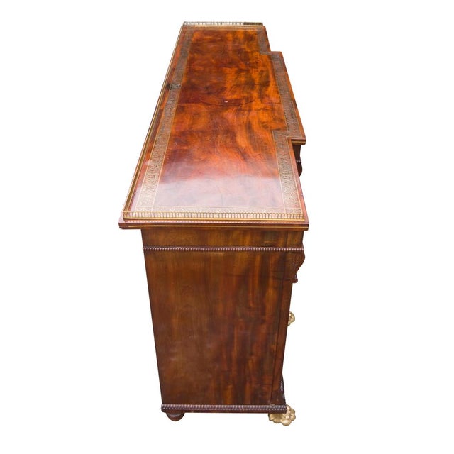 Regency Mahogany and Brass Inlaid Credenza From Westport House, Ireland For Sale - Image 18 of 18