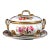 Derby Porcelain Large Flower-Painted Soup Tureen, Cover and Stand With Gilt Lion Masks and Paw Feet, Circa 1815–1825 For Sale