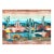 Paper Schumacher Desert Scape Wallpaper Panel Set in Prismatic - 4 Panels For Sale - Image 7 of 7