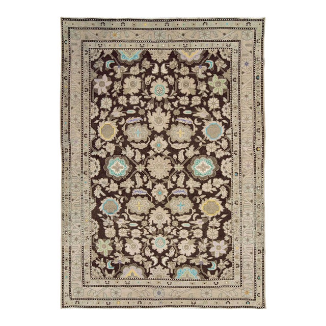 Galerie Shabab Collection Mid-20th Century Persian Malayer Accent Rug For Sale