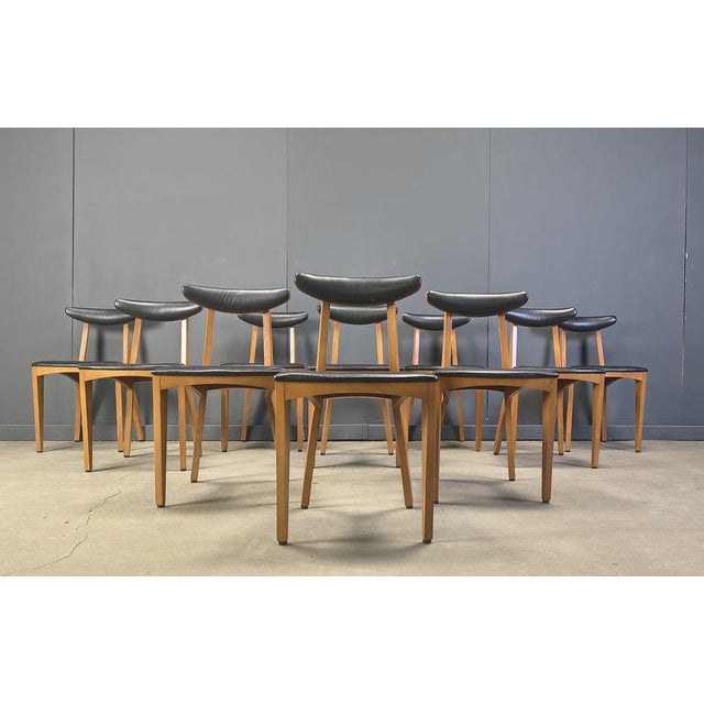 Mid-Century Belgian Dining Chairs, 1960s, Set of 10 For Sale - Image 14 of 17