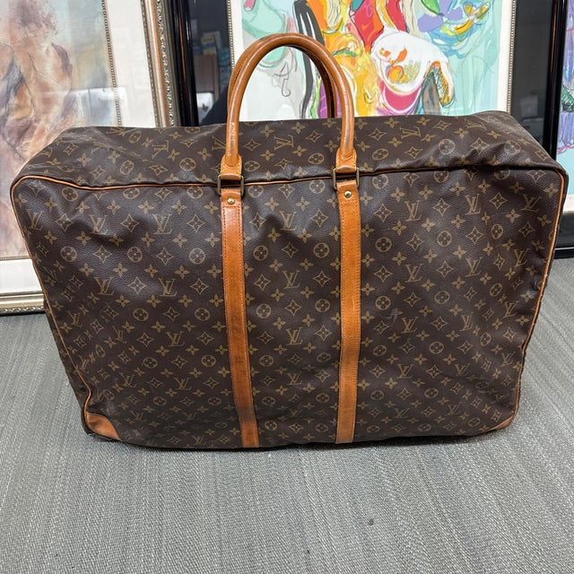 1980s Louis Vuitton Sirius Monogram 70 Travel Business Luggage For Sale - Image 5 of 12
