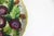 Vintage 11” Italian Renaissance Revival Hand Painted Plum Fruit Plate Made in Italy Faïence Ceramic For Sale - Image 4 of 7
