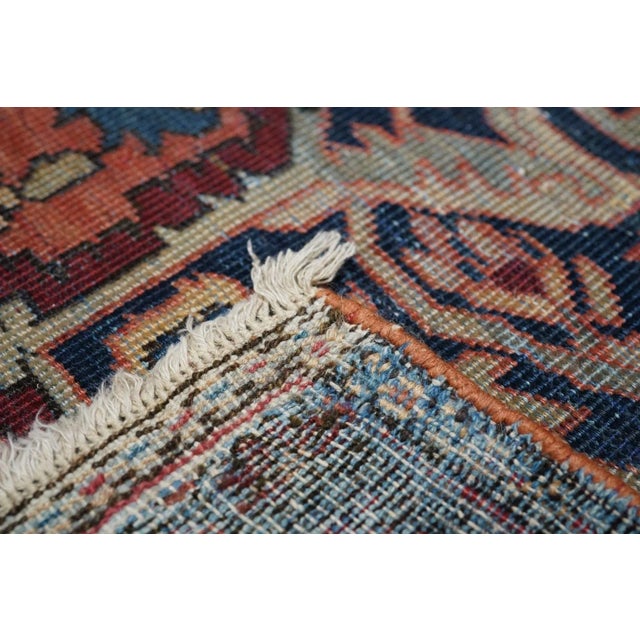 Late 18th Century Antique Sarouk Rug 8'9'' x 11'10'' For Sale - Image 11 of 11