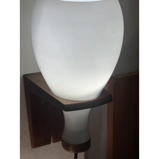 Brown Vintage Scandinavian Wall Lights, 1960s, Set of 2 For Sale - Image 8 of 16
