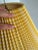 Textile Vintage Yellow Pleated Ginger Jar Table Lamp For Sale - Image 7 of 7