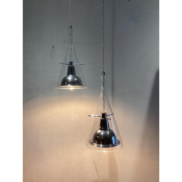 Flute Lights by Franco Raggi for Fontana Arte, 1990, Set of 2, in Flawless conditions. Designed 1990 to 1999 I have...