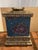 Chinoiserie Vintage Chinoiserie Teal Floral & Gilt Architectural Table Lamps - a Pair For Sale - Image 3 of 12