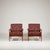 Mid-Century Modern Mid-Century Modern Scandinavian Teak Sculpted Arm Lounge Chairs - Pair For Sale - Image 3 of 7