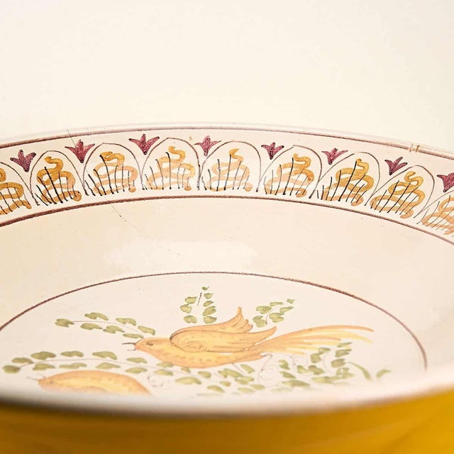 Has cracks Height: 12 Diameter: 50. This piece is attributed to the mentioned designer/maker. It has no attribution mark...