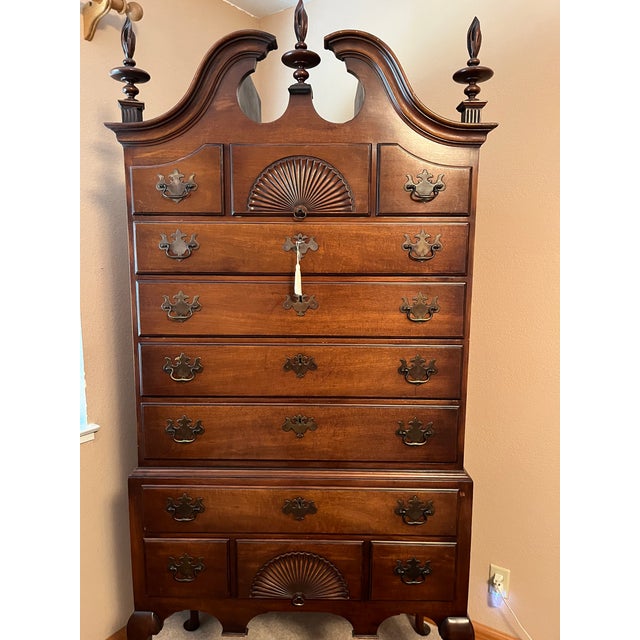 antique highboy dresser in excellent shape -- in a smoke and pet-free house for the last 30+ years. This belonged to my 87...