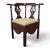English George III Mahogany Corner Commode Chair With Pierced Splats and Turned Supports, Circa 1790 For Sale - Image 9 of 14