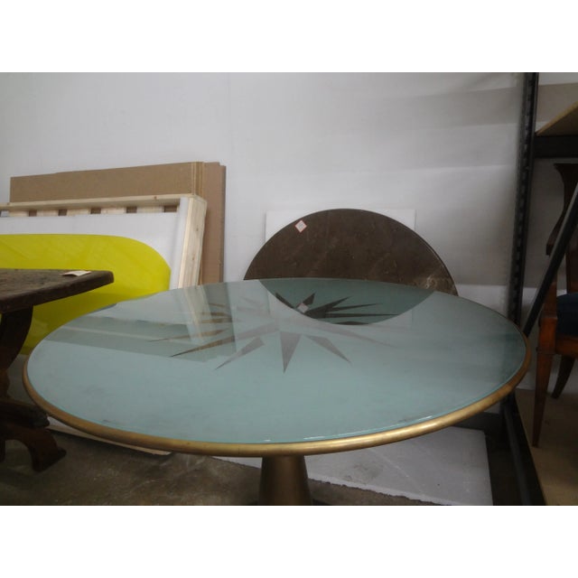 Metal 1980s Italian Modern Oscar Tusquets Astrolabio Center Table For Sale - Image 7 of 12