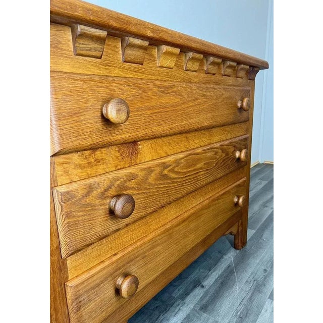 Wood Vintage Chest of Drawers in Wood For Sale - Image 7 of 11