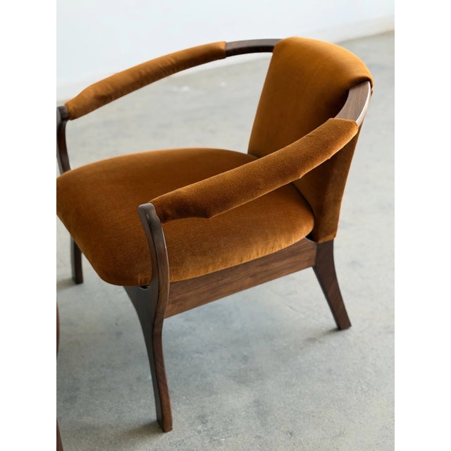 Horseshoe Lounge Chair - Pair For Sale - Image 9 of 10
