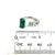 Natural Emerald Sapphire Ring Size 6.5 14k W Gold 4.95 TCW Certified For Sale - Image 9 of 13
