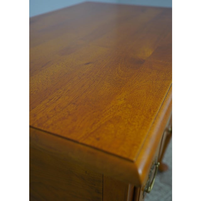 Wood New England Queen Anne Style Dressing Table Lowboy For Sale - Image 7 of 17