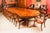 Burr Walnut Marquetry Dining Table and Chairs, 1990s, Set of 17 For Sale - Image 14 of 15