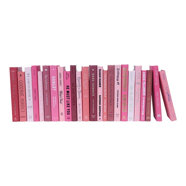 Decorative Books - Pink Books - Pink Books By The Foot For Sale