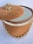 This Gorges Briard Camel Suede Ice Bucket in Brown with a Gold Tone Chain Handle is a stylish and unique addition to any...