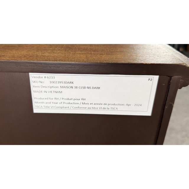Pair of Restoration Hardware Maison Collection 38″ Nightstands For Sale - Image 13 of 13