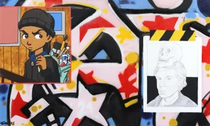 Honestly I Just Wanna Paint Idc About Legacy - Contemporary Pop Art Mixed-Media Painting by Danny Brown