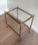 Metal 1940s Neoclassical Style Brass Drinks Trolley with Removable Trays For Sale - Image 7 of 12