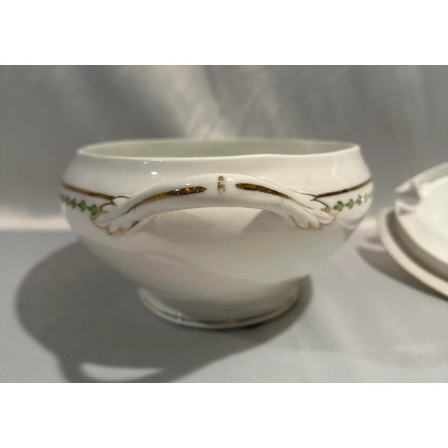 1930s 1930’s Oval Porcelain Fauna Soup Tureen For Sale - Image 5 of 9