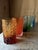 Italian Textured Bark Glasses in the style of Geoffrey Baxter, 1960s, Set of 6 For Sale - Image 11 of 18