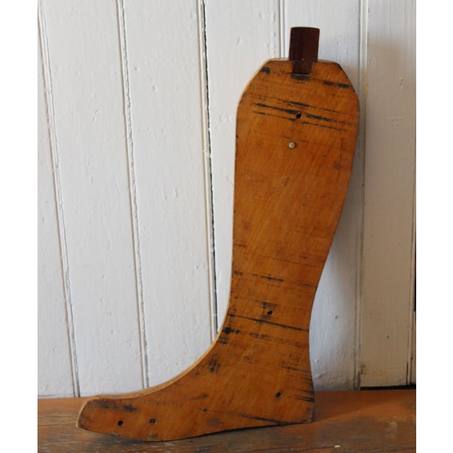 American Early-Mid 20th Century Cobbler's Boot Last/Form #9 For Sale - Image 3 of 4