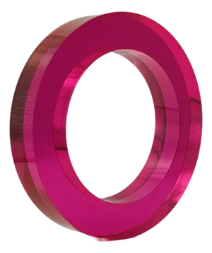 Mod Hot Pink Lucite Bangle C. 1990s