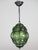 Glass 1970s Wonderful Green Colour Venetian Lantern, Seguso Murano Glass - Set of 2 For Sale - Image 7 of 12