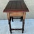 Antique 1800s English Bobbin Leg Oak Accent/Side Table For Sale - Image 4 of 12