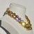 Chanel Chanel Necklace Gold Plated With Faceted Rhinestones For Sale - Image 4 of 10