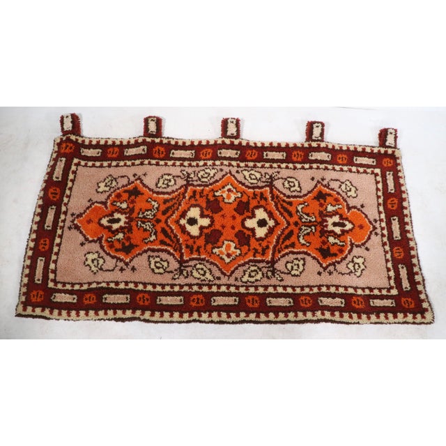 Vintage 1970's Yarn Wall Hanging For Sale - Image 4 of 7