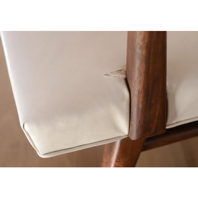 MCM Jens Risom Model C-108 Walnut Armchair For Sale - Image 11 of 16