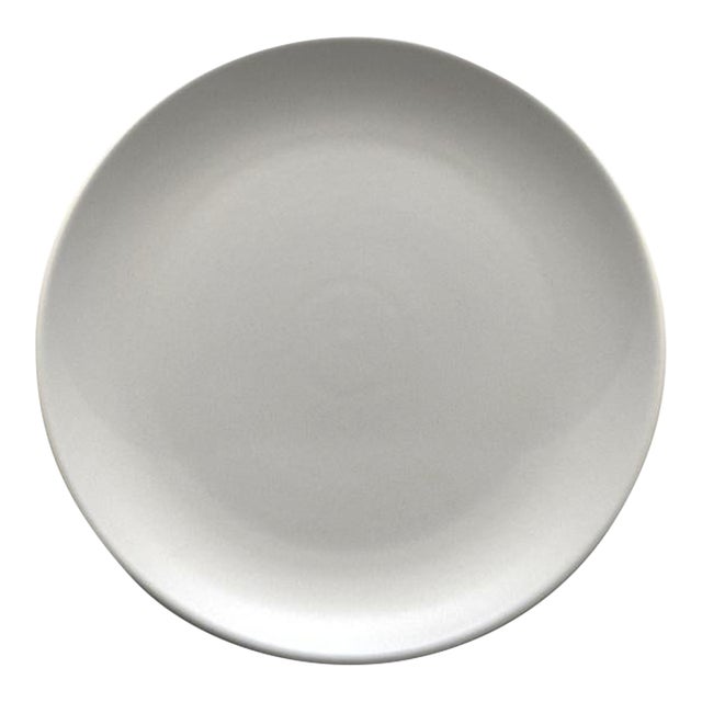 1940s Heath Ceramics Salt & Shadow Dinner Plate For Sale