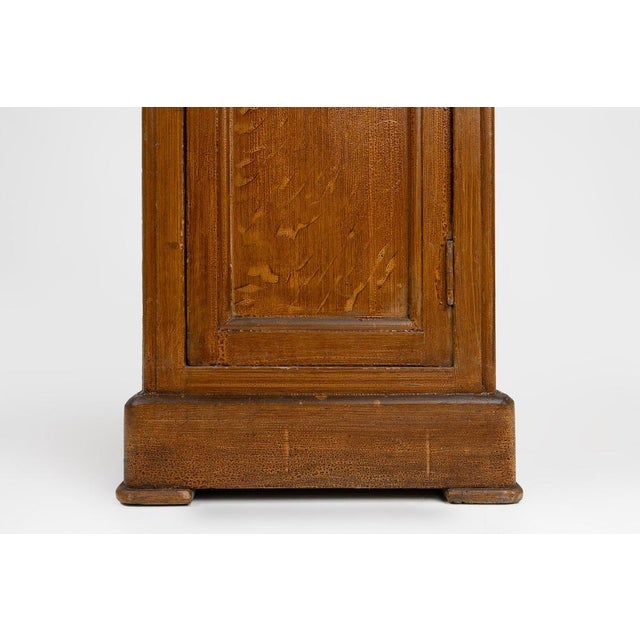 Wood Art Deco French Nightstand in Varnished Wood, 1930s For Sale - Image 7 of 13