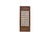 Brown Vintage Aged Brown Geometric Lattice Rectangular Wood Wall Panel For Sale - Image 8 of 9