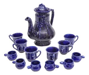 Coffee and Liquor Service, 1960s, Set of 13