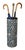 A lovely addition to any home, this stylish and durable tapestry umbrella stand is constructed from metal and covered in...