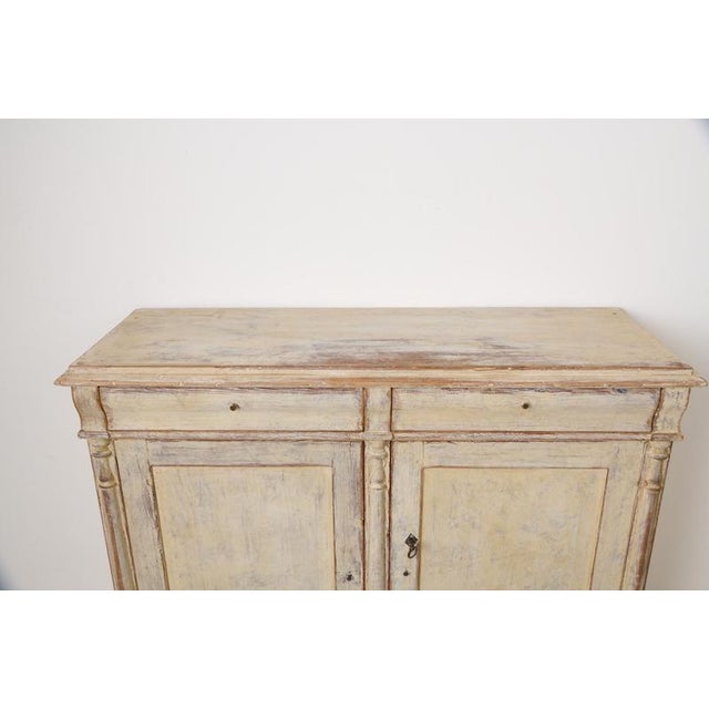 Antique Northern Swedish Empire Rustic Handmade Sideboard For Sale - Image 11 of 13