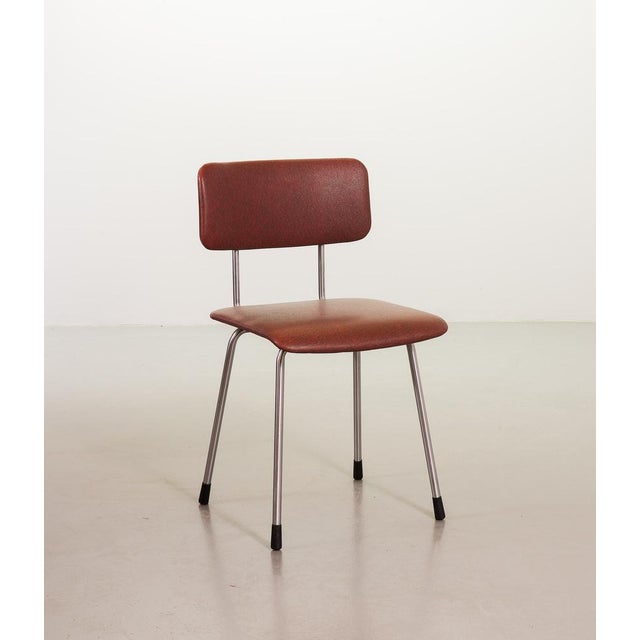 Red Dutch Model 1262 Gispen Desk Chair by André Cordemeyer, 1960s For Sale - Image 8 of 16