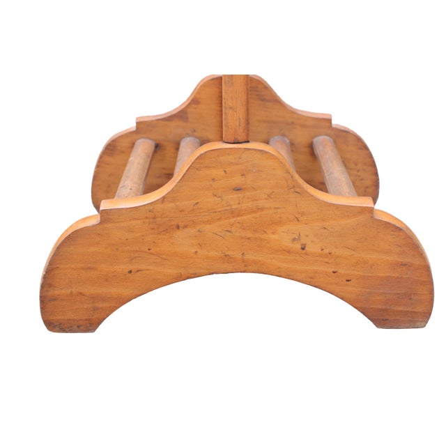 1960s Mid-Century Modern Sculptural Wood Gentleman's Valet Stand, 1960s For Sale - Image 5 of 11