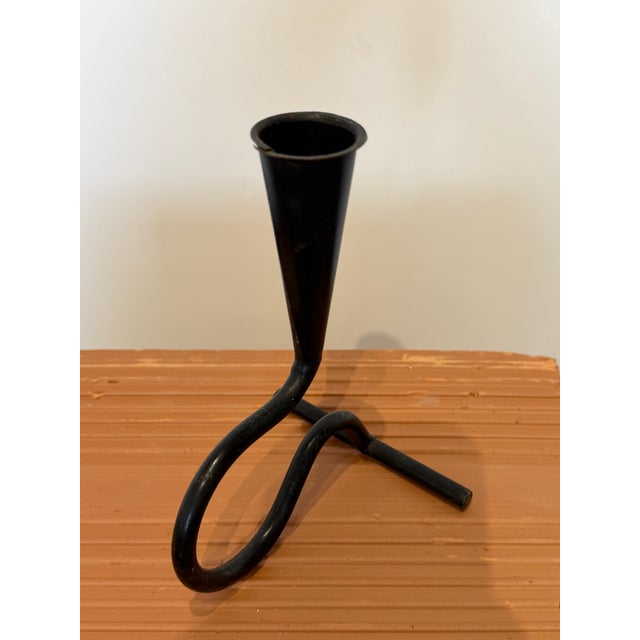 Mid-Century Wrought Iron Candle Stick Holder, 1960s For Sale - Image 13 of 13