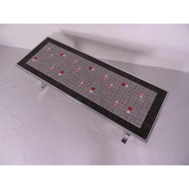 Vintage Coffee Table with Tiles, 1960s For Sale - Image 4 of 13